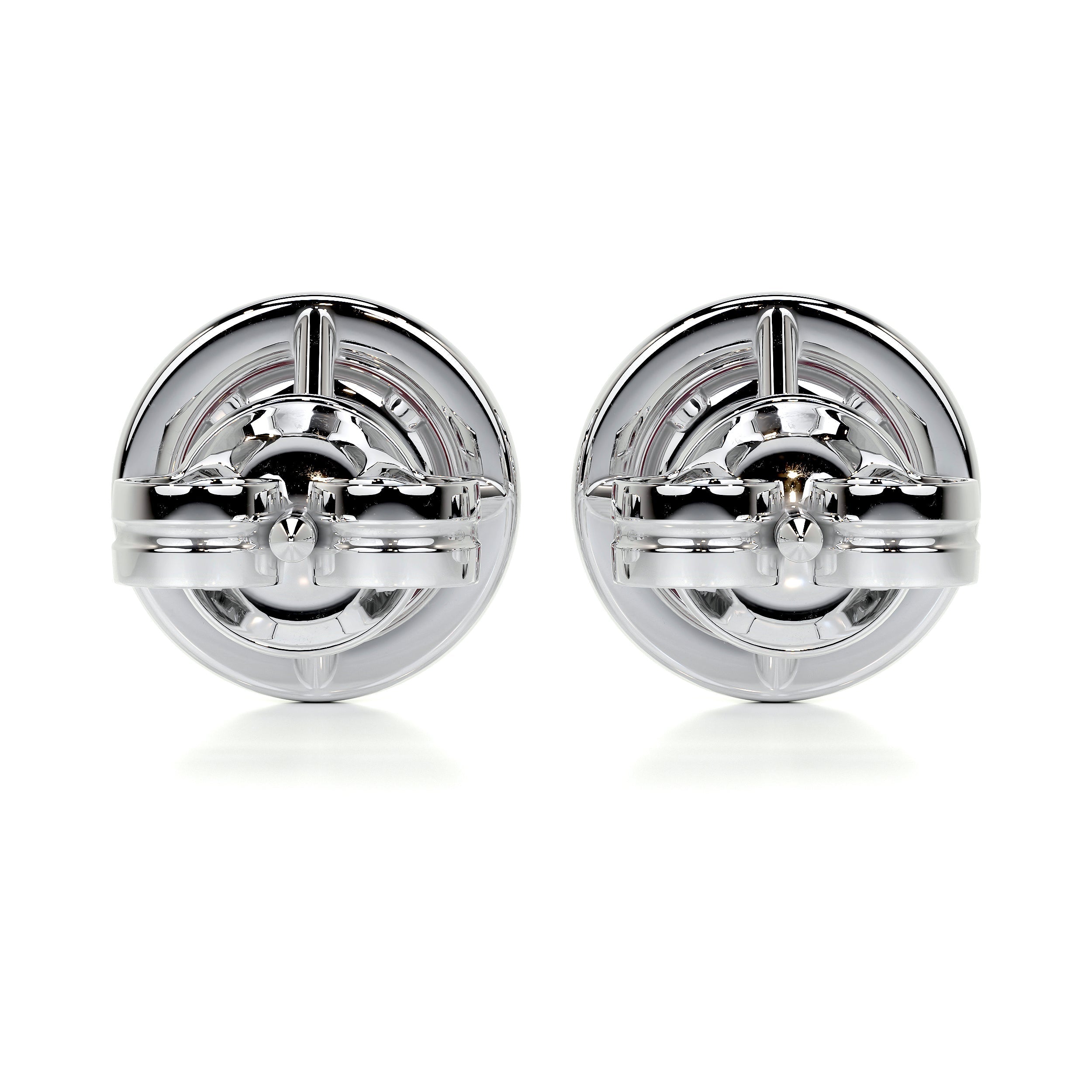 Erica Gemstones & Diamonds Earrings (2.30 Carat) - 14K White Gold