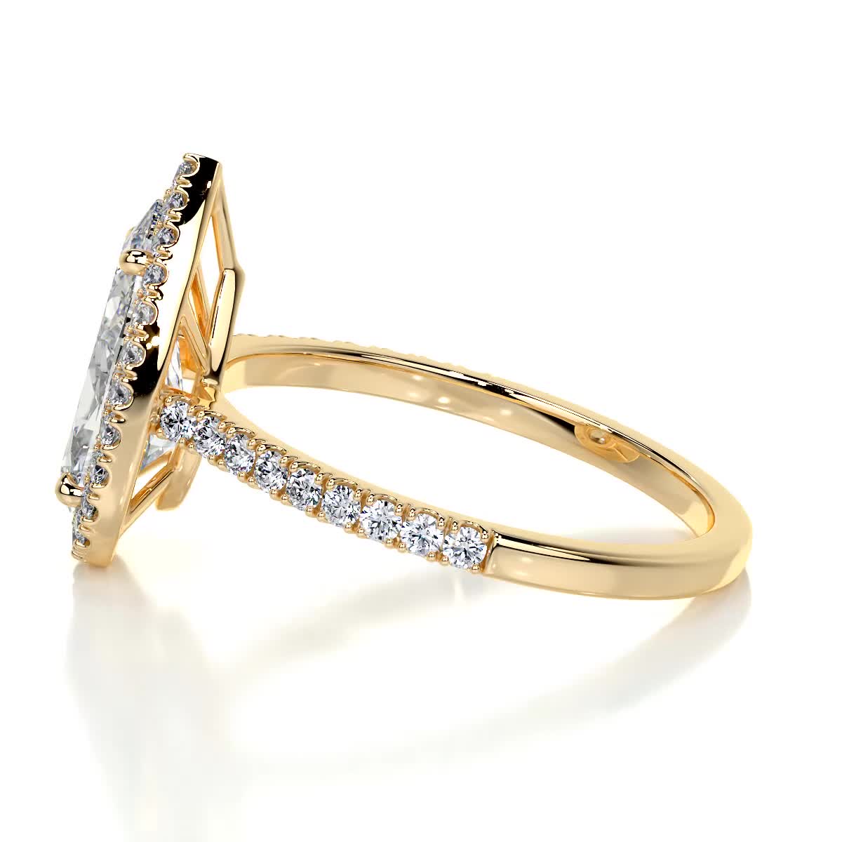 Sophia Diamond Engagement Ring -18K Yellow Gold
