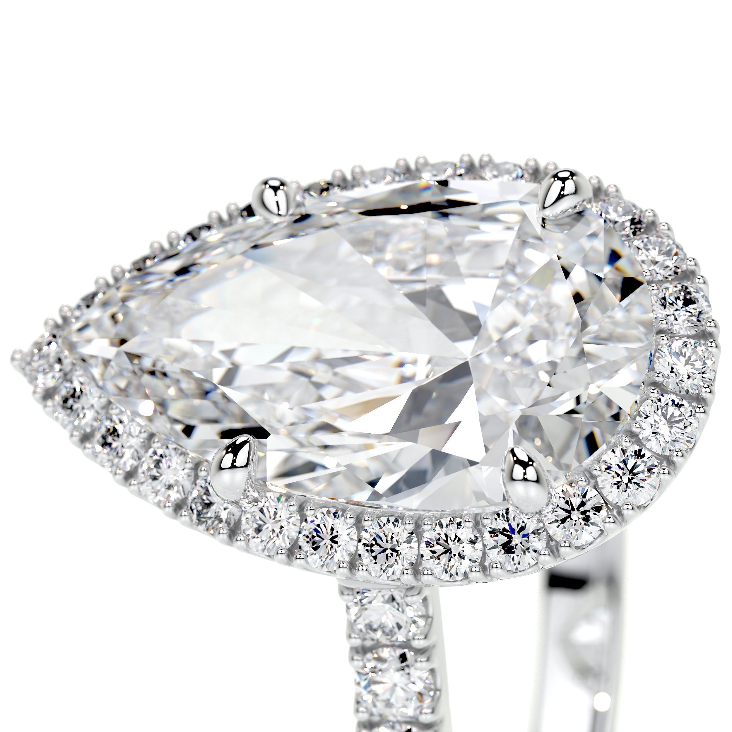 Sophia Lab Grown Diamond Ring -14K White Gold
