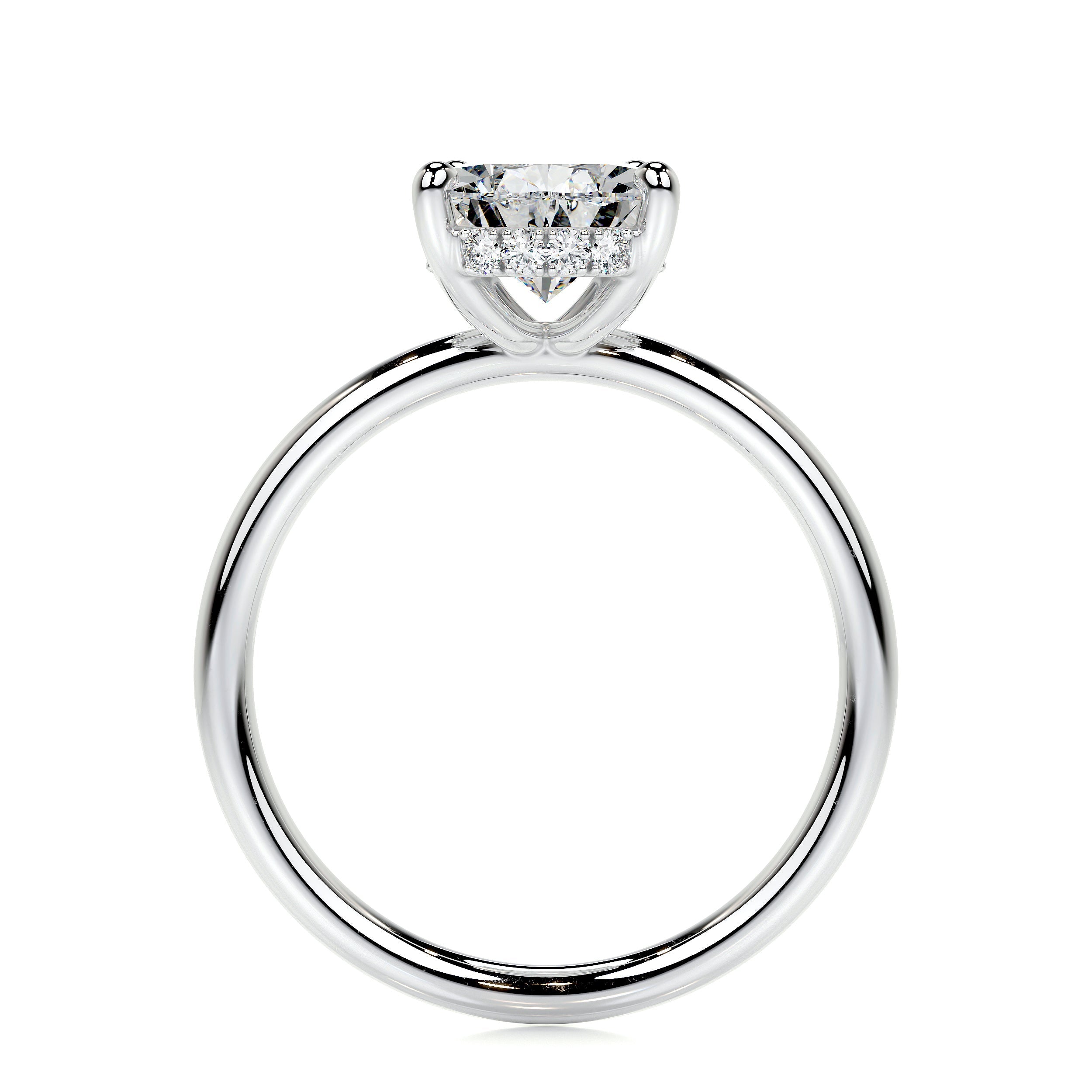 Willow Lab Grown Diamond Ring -14K White Gold