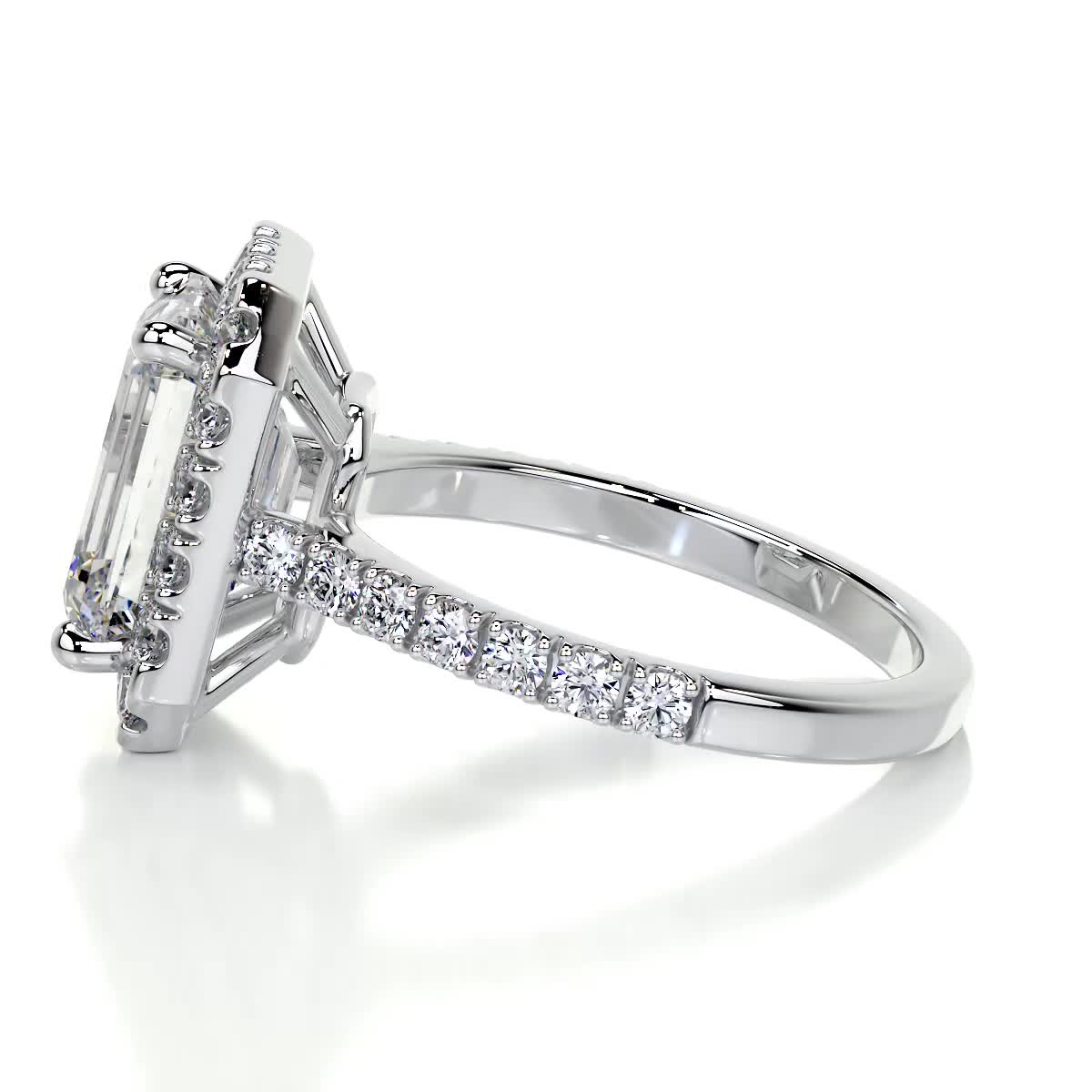 Zoey Diamond Engagement Ring -14K White Gold