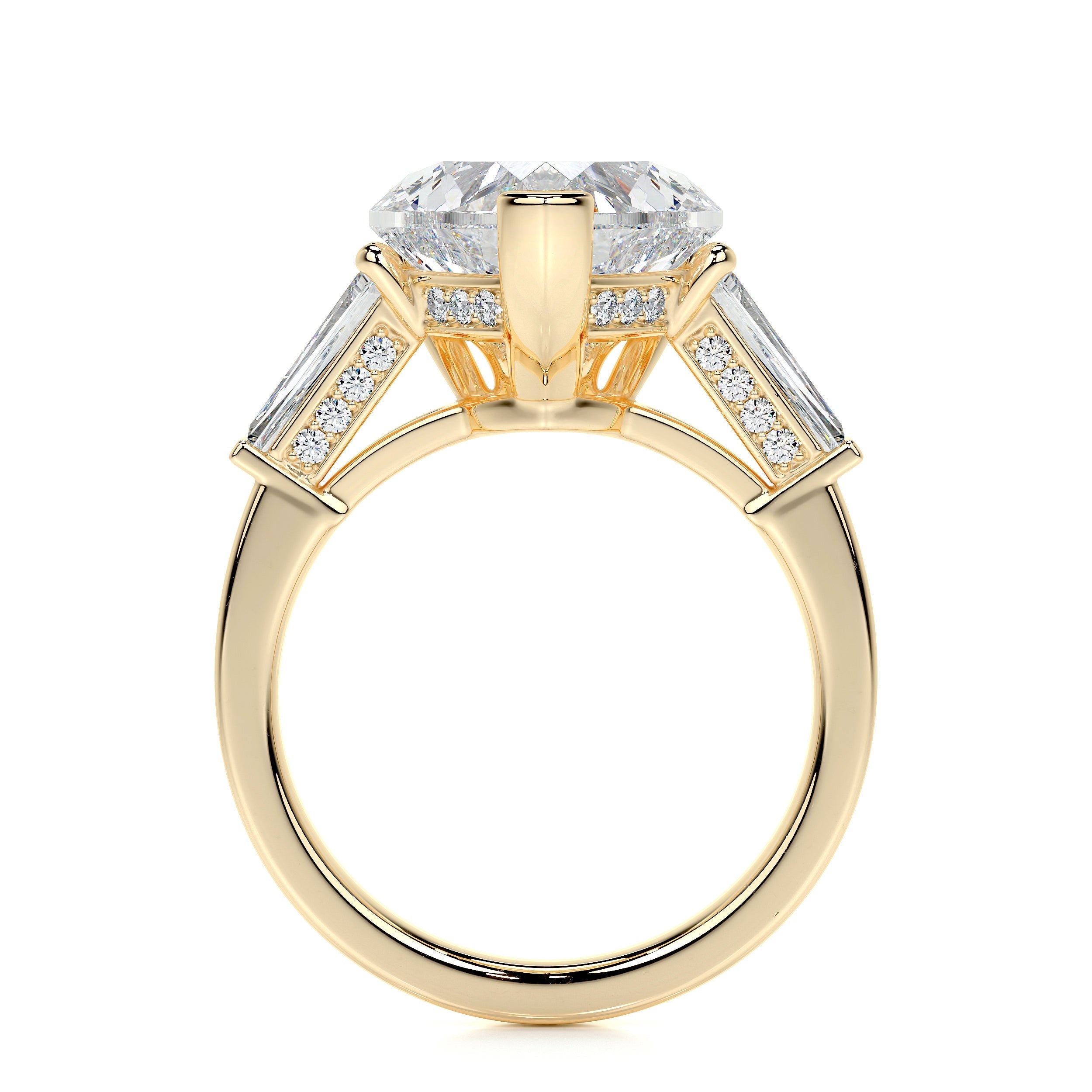 Skylar Lab Grown Diamond Ring -18K Yellow Gold