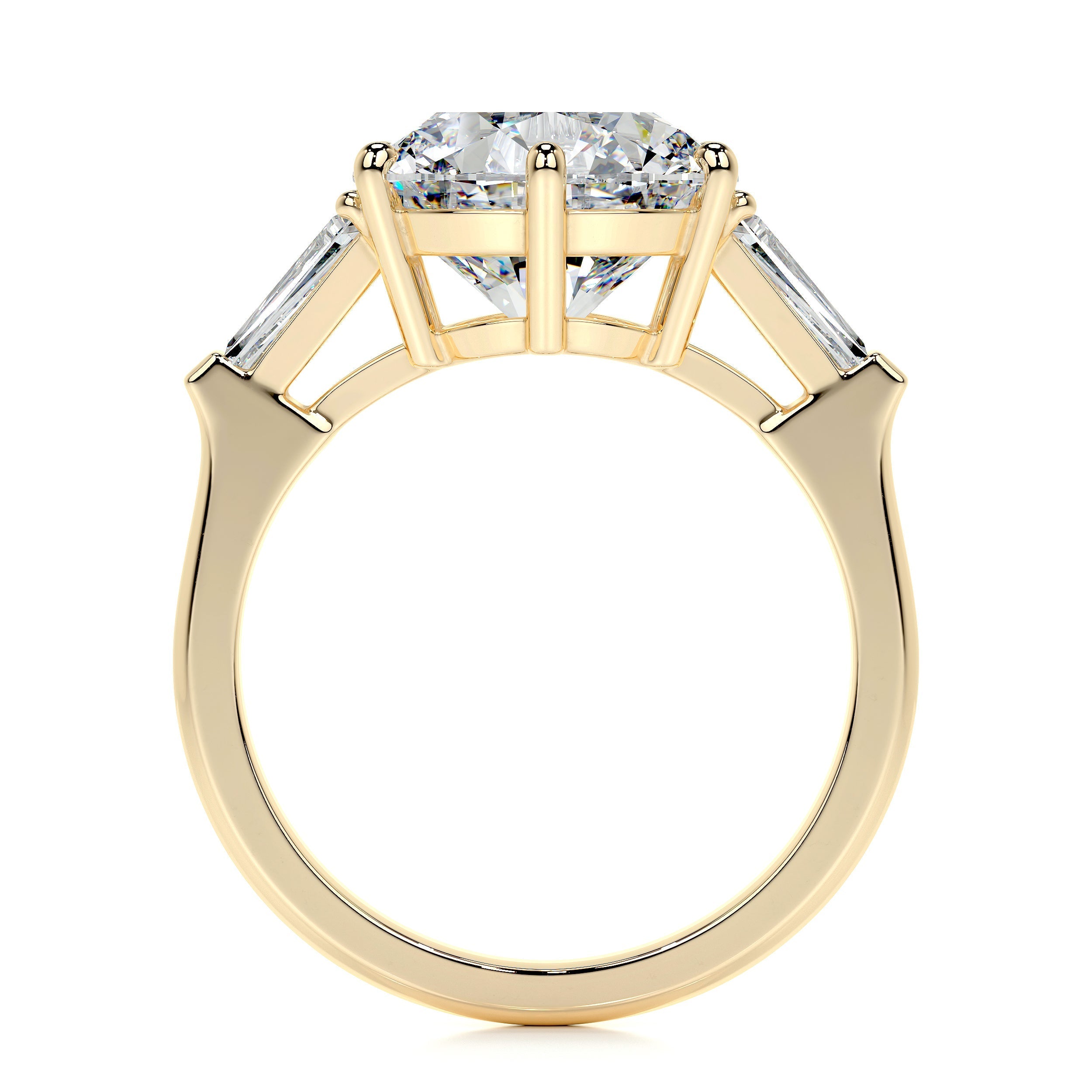 Skylar Lab Grown Diamond Ring -18K Yellow Gold