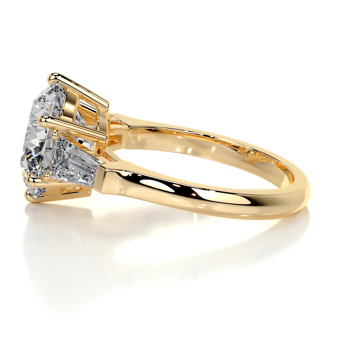 Skylar Lab Grown Diamond Ring -18K Yellow Gold