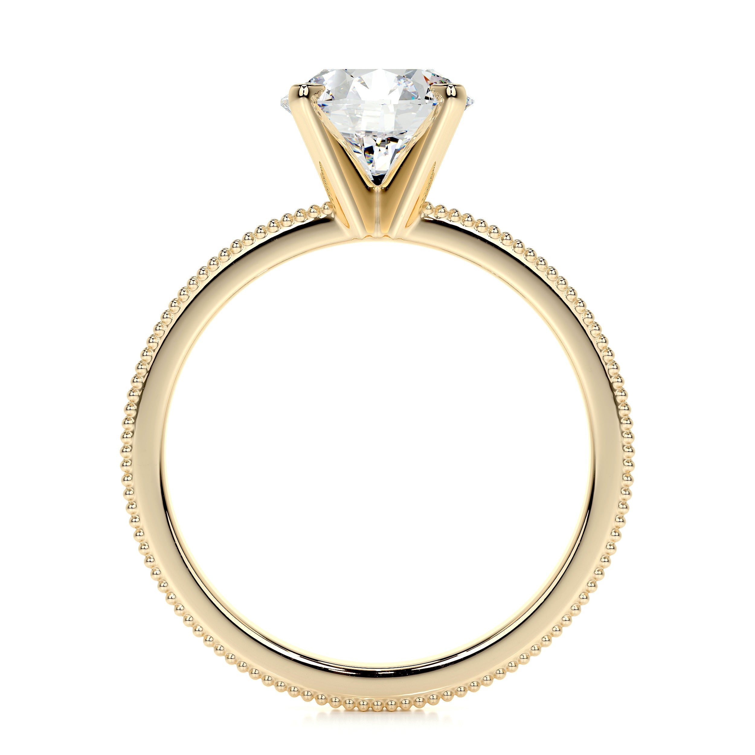Charlie Lab Grown Diamond Ring -18K Yellow Gold
