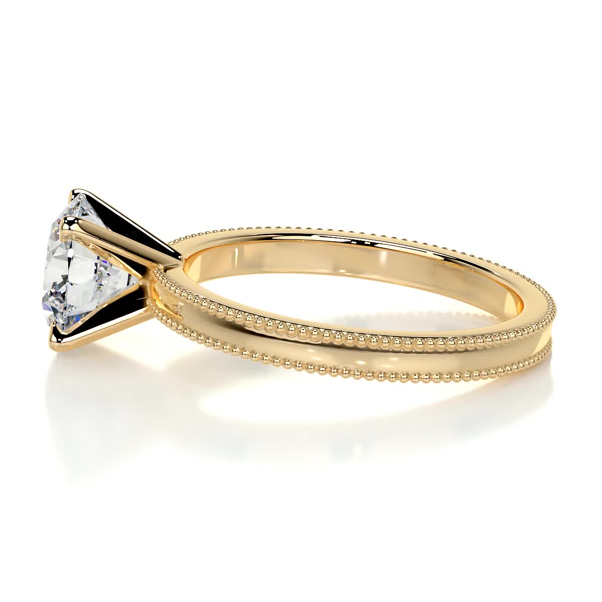 Charlie Lab Grown Diamond Ring -18K Yellow Gold