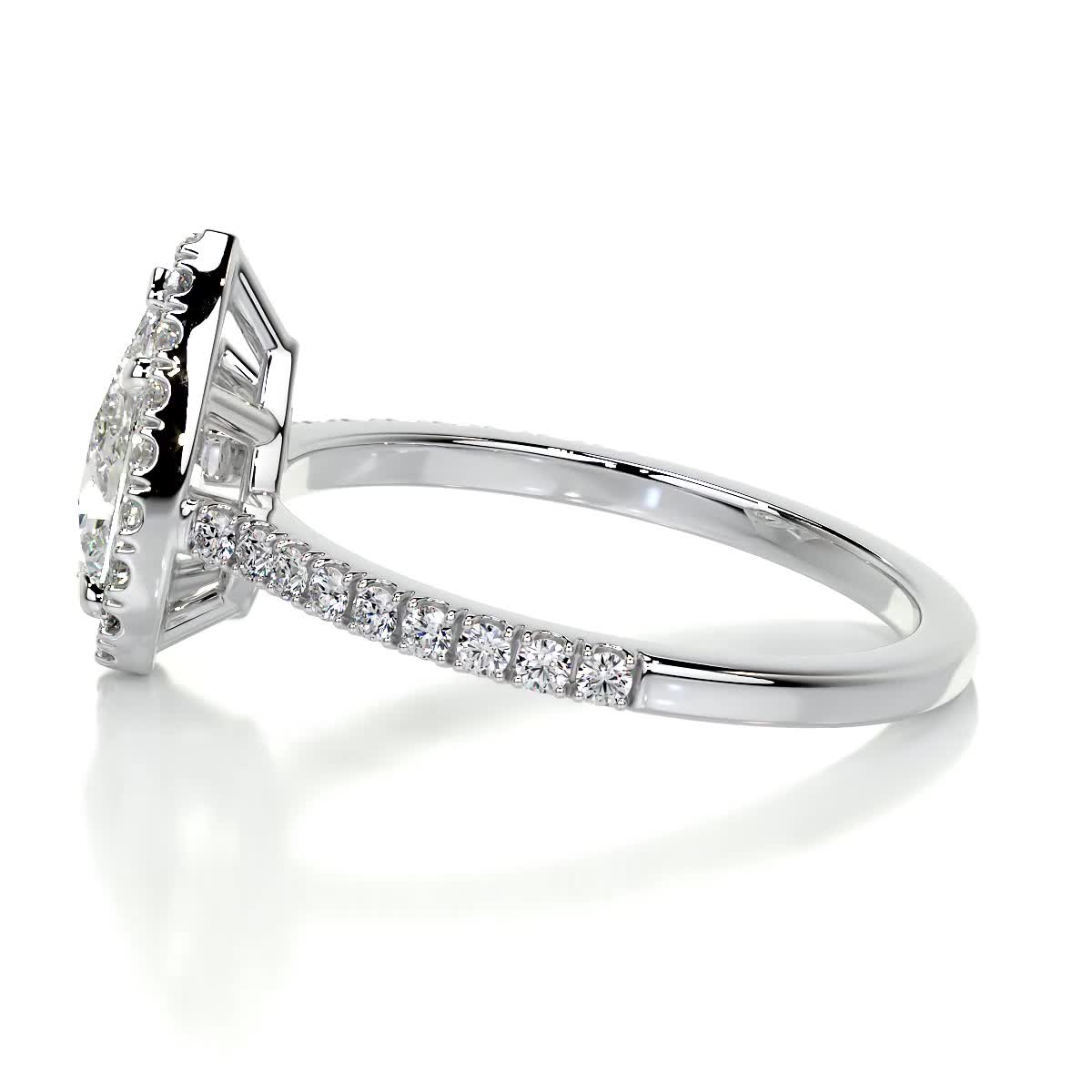 Sophia Diamond Engagement Ring -14K White Gold