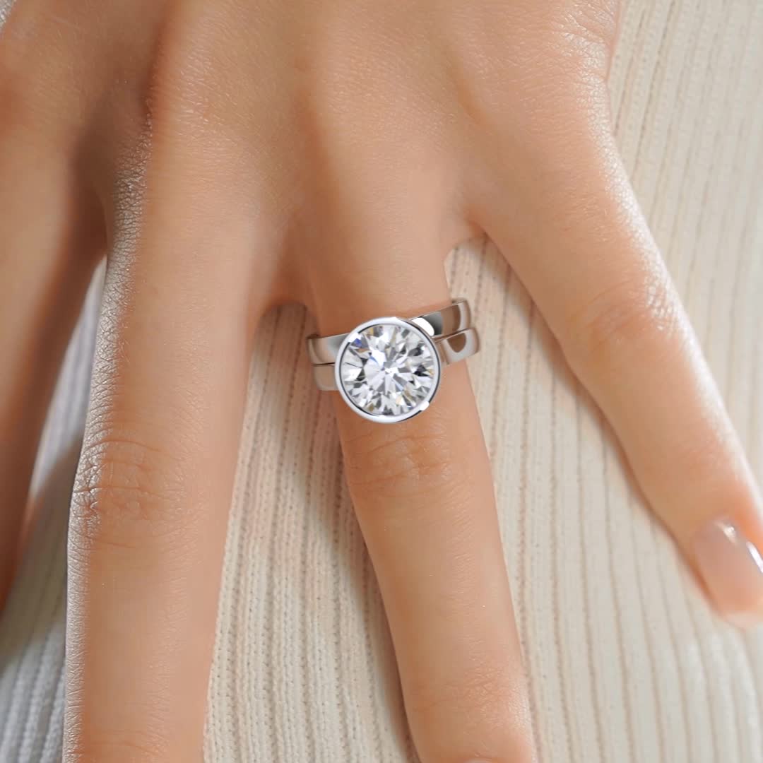 Kaylee Diamond Bridal Set -14K White Gold