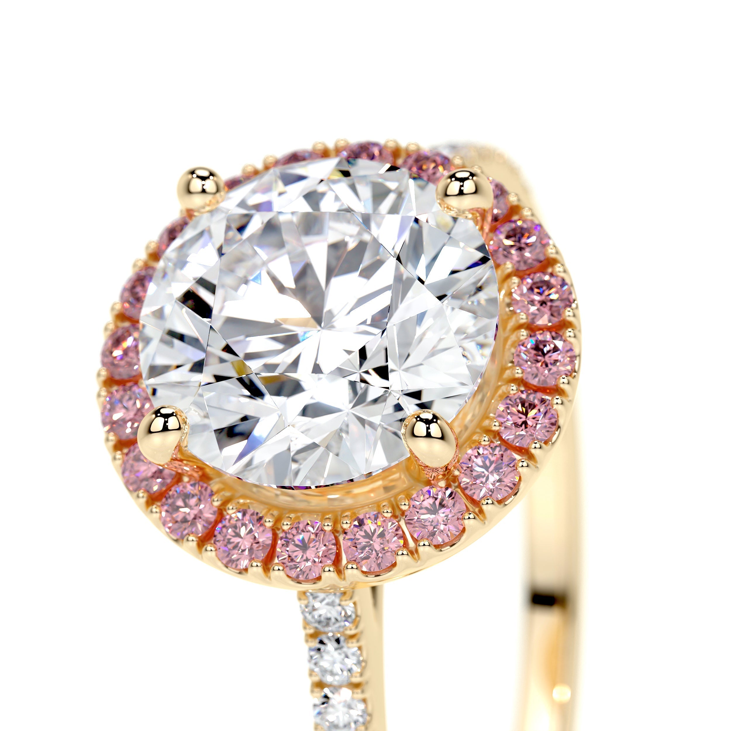 Layla Lab Grown Diamond Ring - 18K Yellow Gold