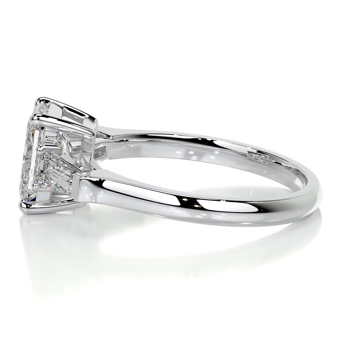 Skylar Diamond Engagement Ring -14K White Gold