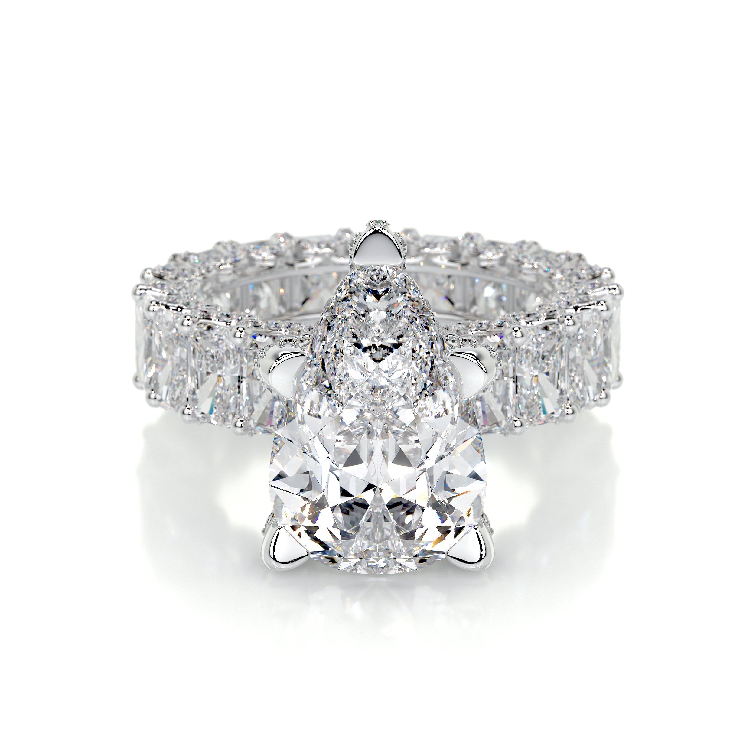 Arabella Lab Grown Diamond Ring -14K White Gold