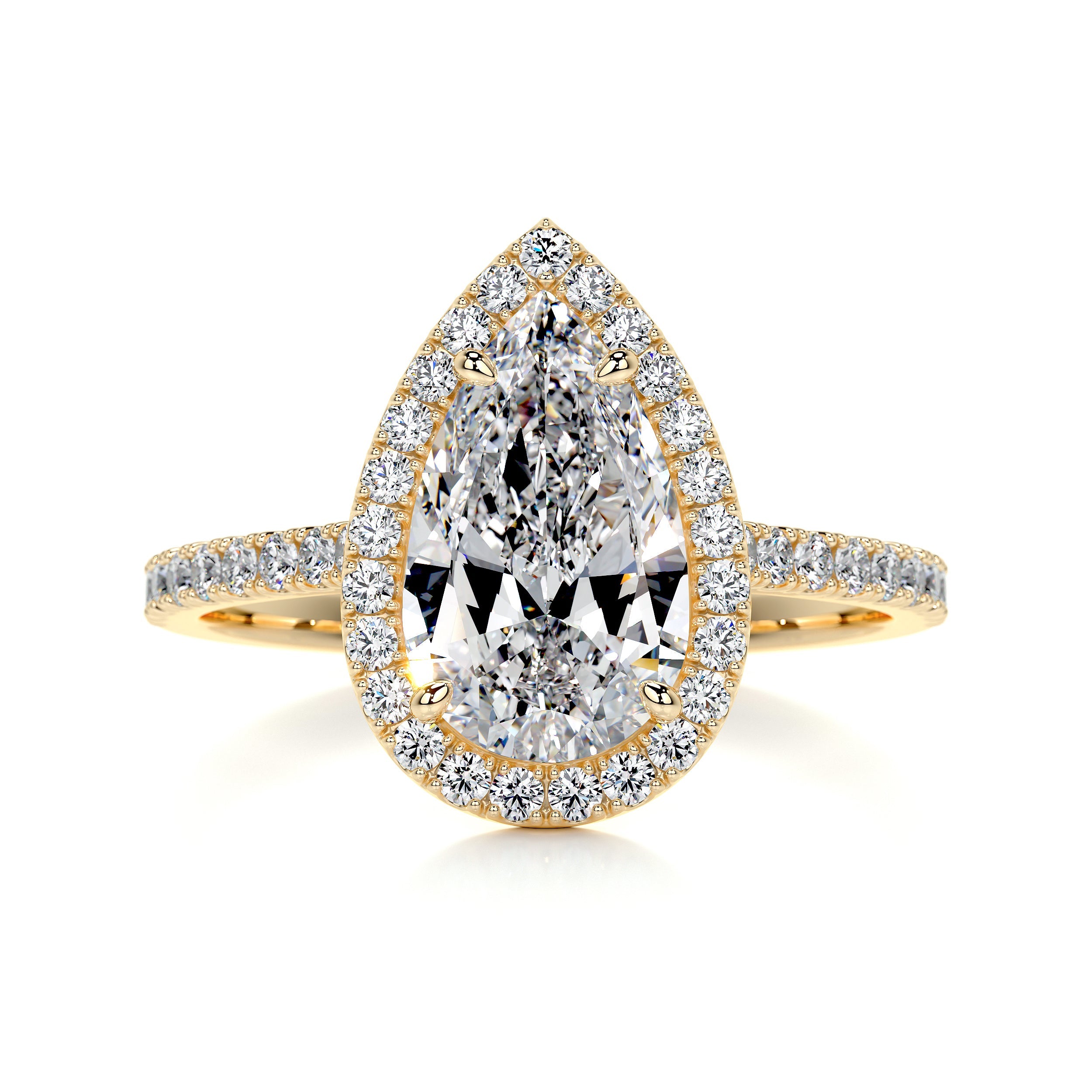 Sophia Diamond Engagement Ring -18K Yellow Gold