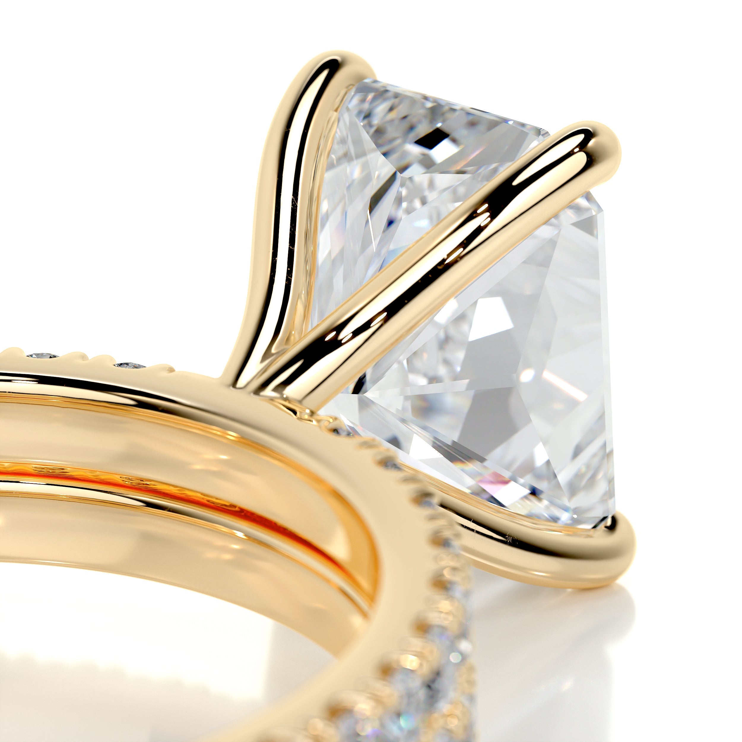 Audrey Diamond Bridal Set -18K Yellow Gold