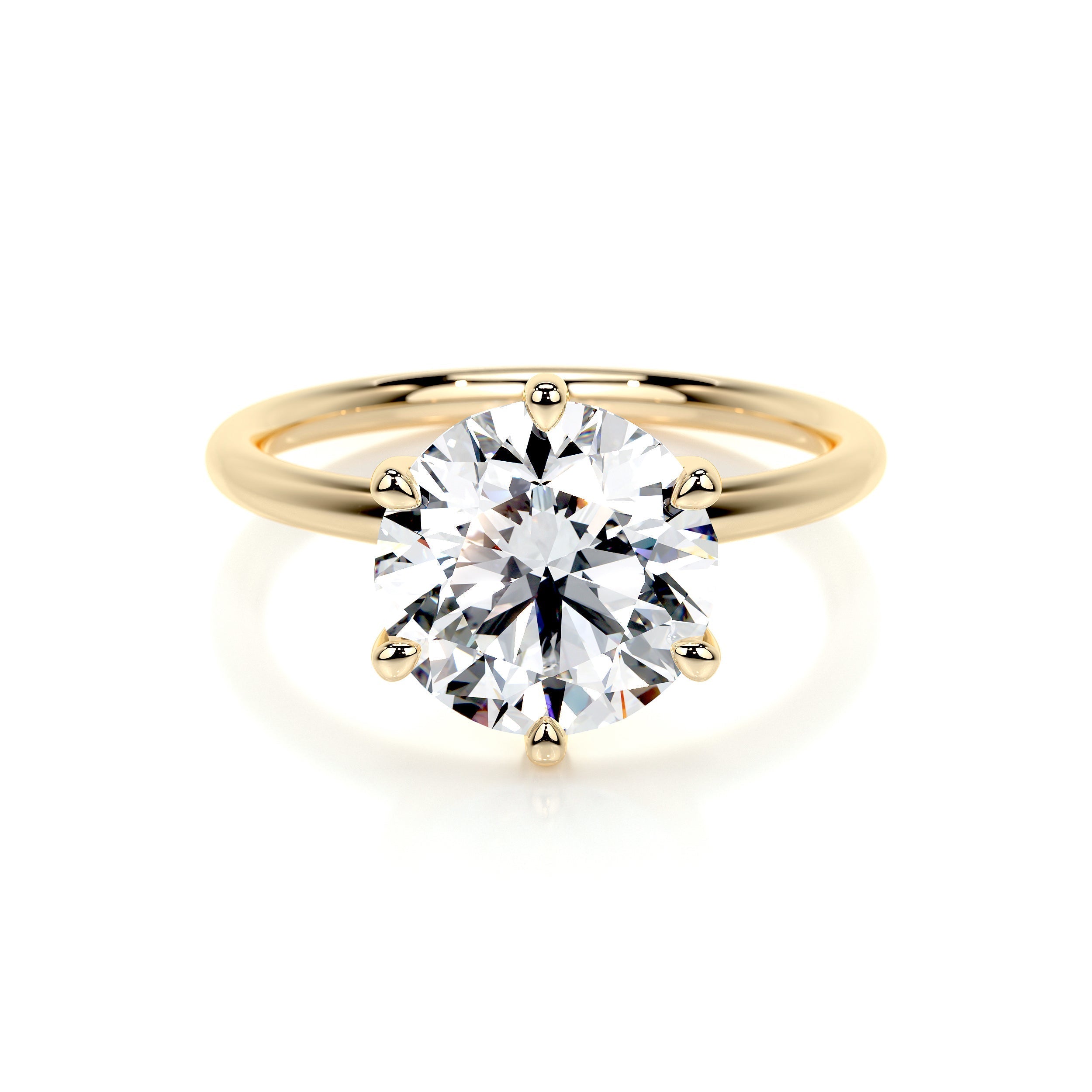 Eloise Lab Grown Diamond Ring -18K Yellow Gold
